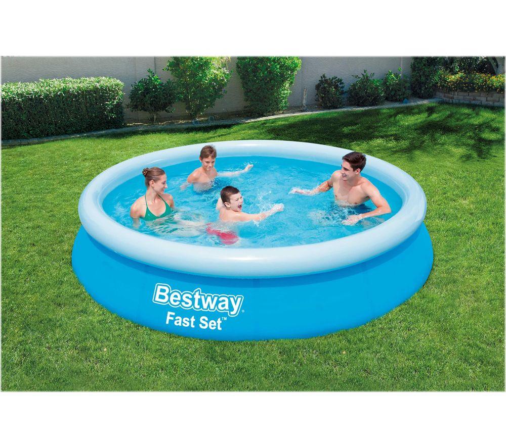 BESTWAY Fast Set BW57274GB-19 Round Swimming Pool - Blue image number 4 of 4