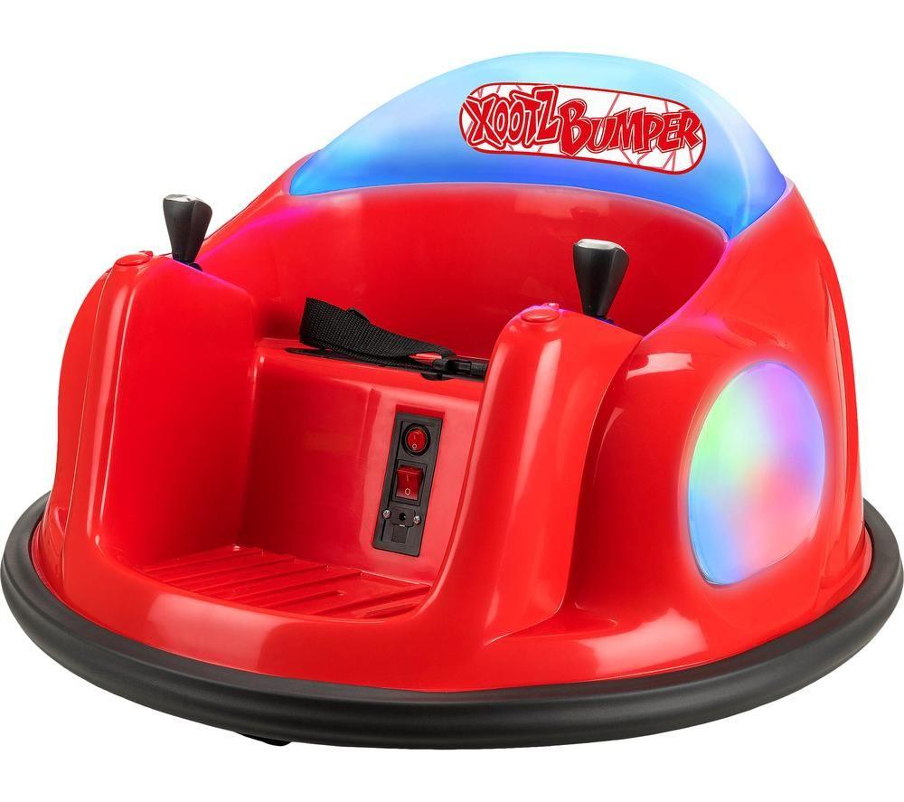 XOOTZ Bumper Car Electric Ride On Toy - Red, Red