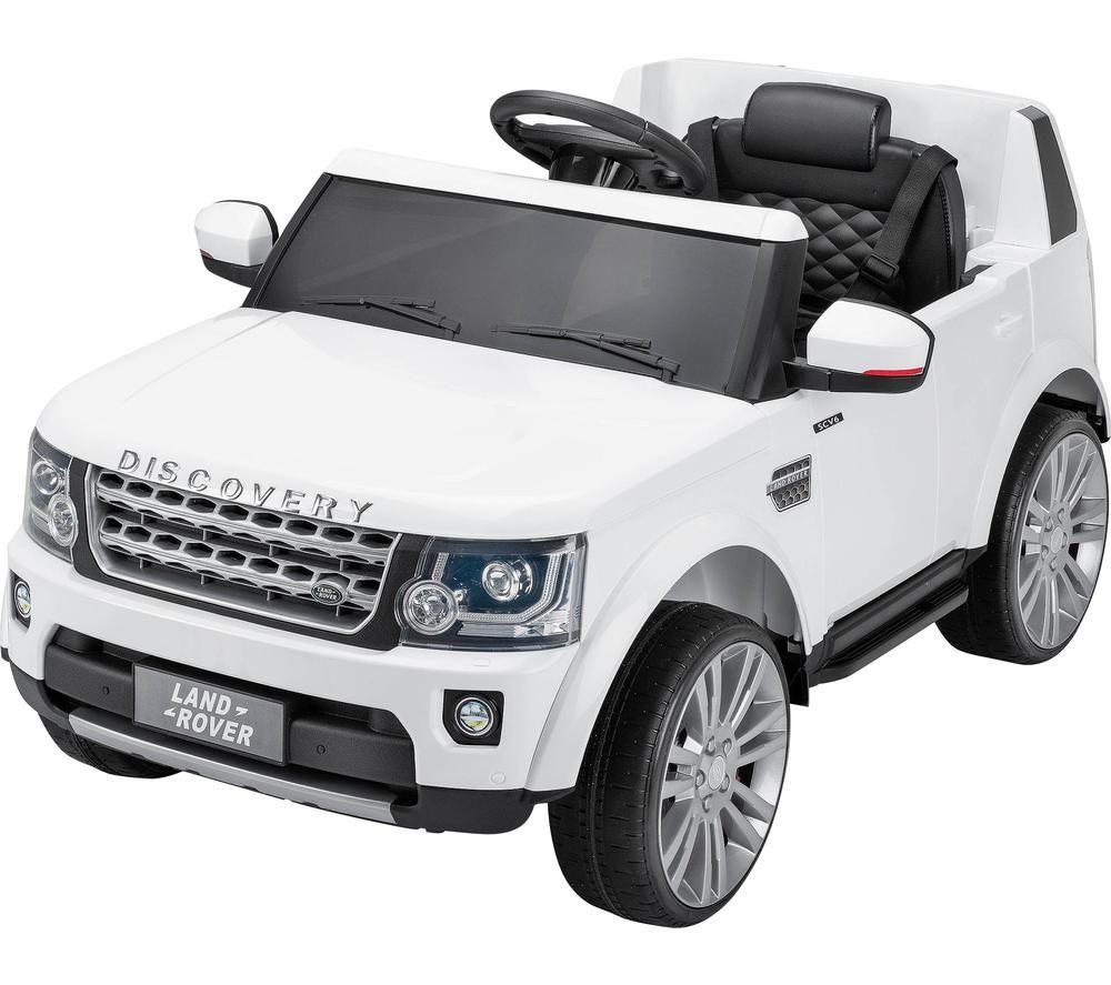 XOOTZ Land Rover Discovery 4 Kids' Electric Ride-On Car - White, White
