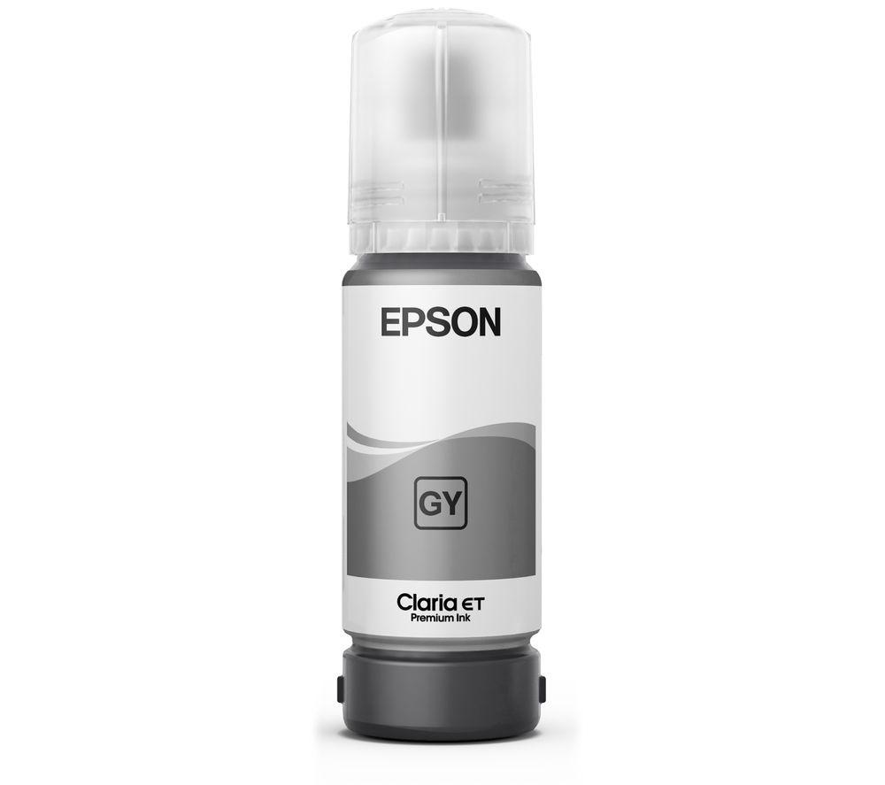 EPSON EcoTank 114 Grey Ink Bottle, Grey