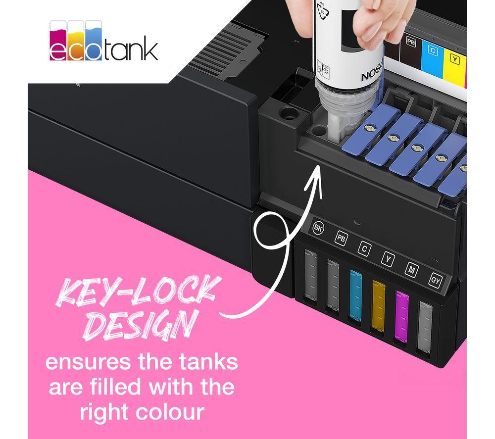 EPSON EcoTank 114 Grey Ink Bottle image number 8 of 8