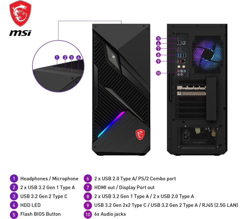 MSI Infinite X2 Gaming PC - Intel&reg; Core&trade; i7, RTX 4070 Ti, 2 TB SSD image number 4 of 4