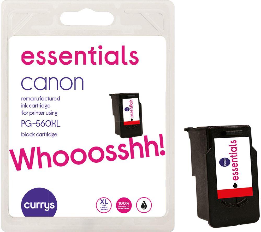 ESSENTIALS Canon PG-560 XL Black Ink Cartridge image number 2 of 2