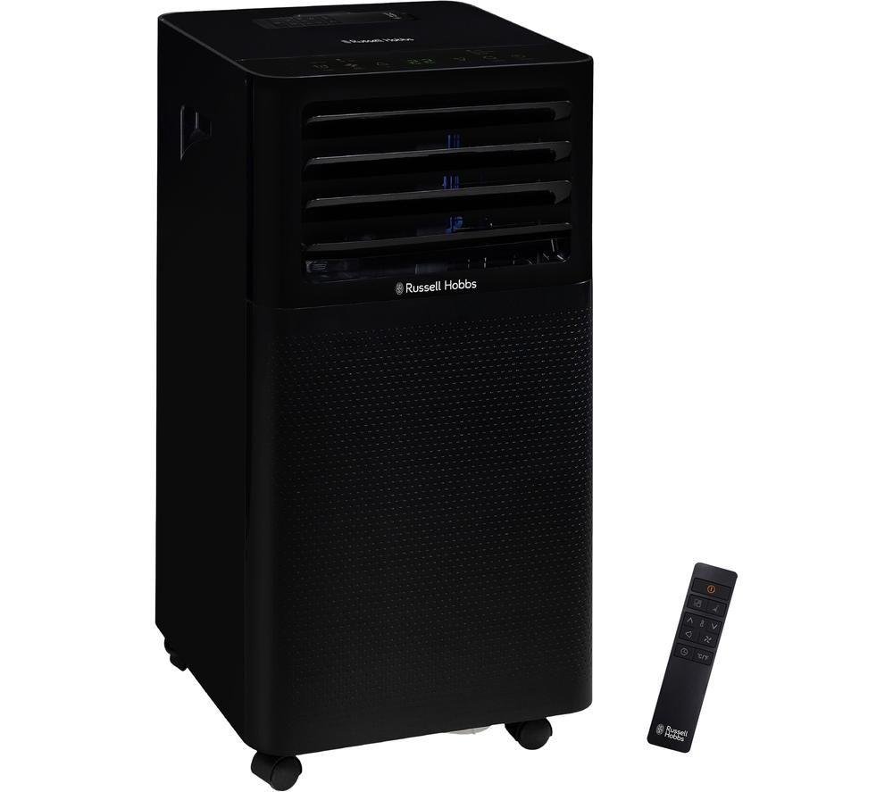 RUSSELL HOBBS 3 in 1 RHPAC3001B Air Conditioner - Black, Black