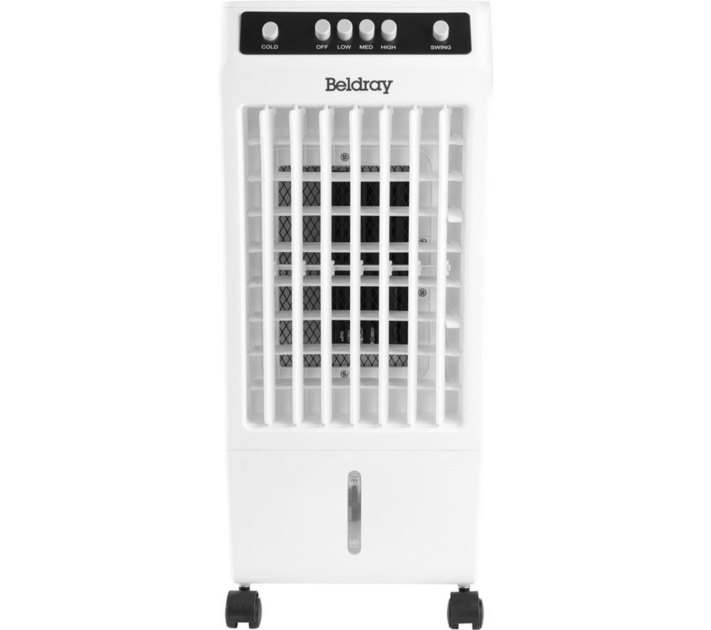 Image of BELDRAY EH3674 6 Litre Portable Air Cooler - White & Grey, White,Silver/Grey