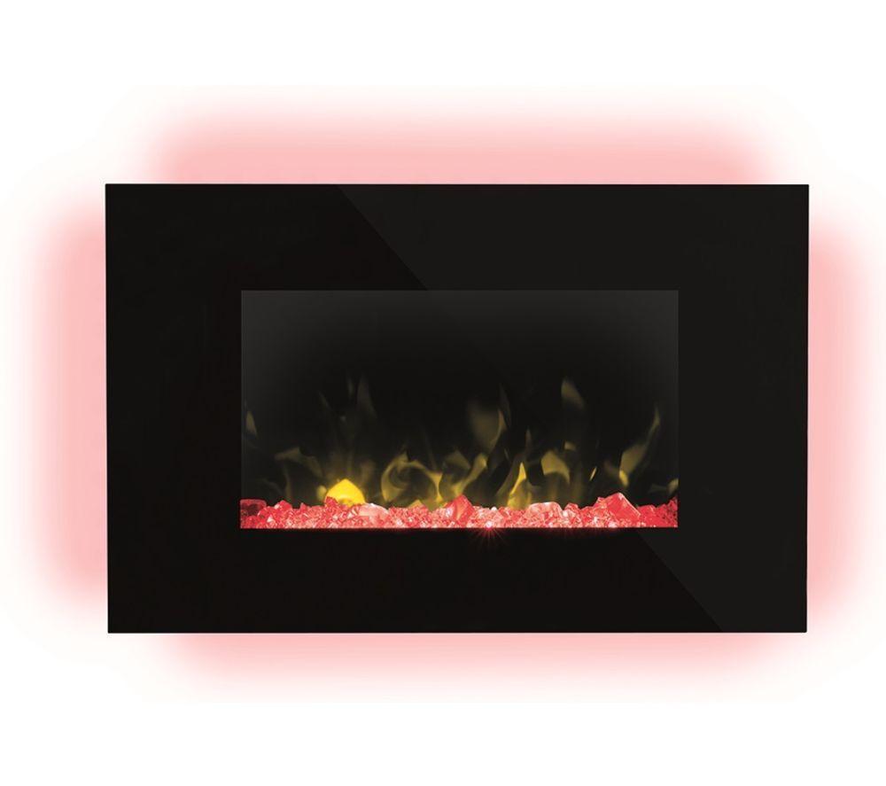 Buy DIMPLEX Toluca Deluxe TLC20LX Wall Mounted Electric Fireplace - Black |  Currys