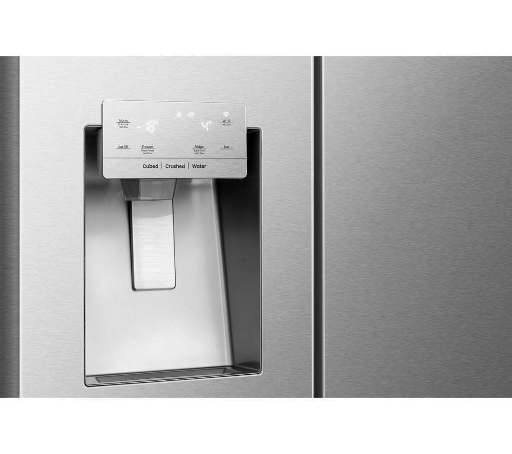 HISENSE PureFlat Infinite RS818N4TIE American-Style Smart Fridge Freezer - Grey Stainless Steel image number 5 of 18
