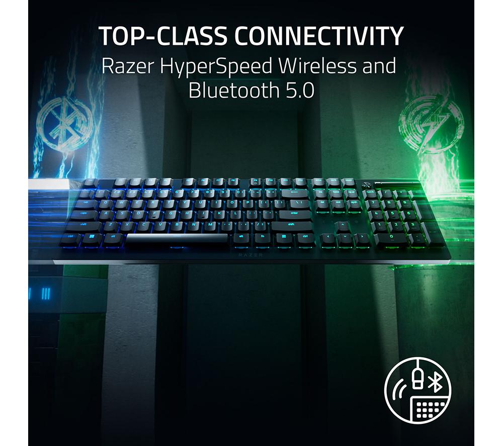 RAZER DeathStalker V2 Pro Wireless Optical Gaming Keyboard - Black image number 3 of 8