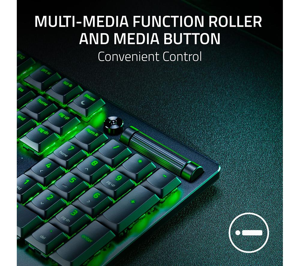 RAZER DeathStalker V2 Pro Wireless Optical Gaming Keyboard - Black image number 7 of 8