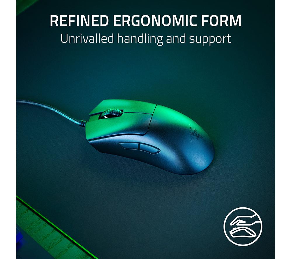 RAZER DeathAdder V3 Optical Gaming Mouse - Black image number 3 of 9