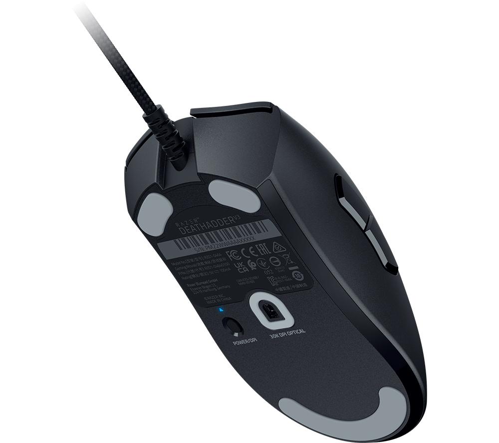 RAZER DeathAdder V3 Optical Gaming Mouse - Black image number 7 of 9