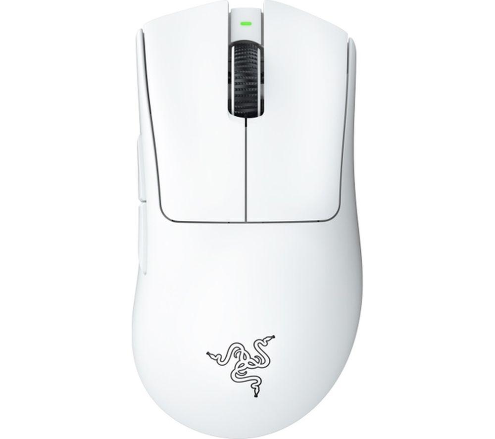 RAZER DeathAdder V3 Pro Wireless Optical Gaming Mouse - White, White