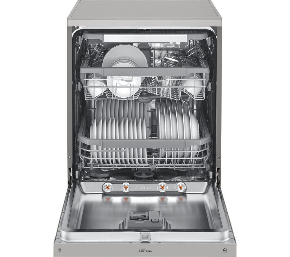 LG TrueSteam DF325FPS Full-size WiFi-enabled Dishwasher - Shiny Steel image number 2 of 13
