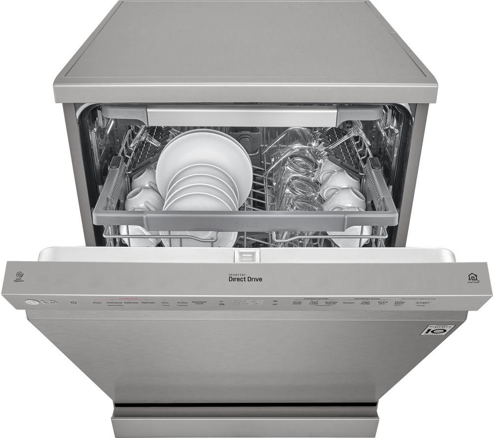 LG TrueSteam DF325FPS Full-size WiFi-enabled Dishwasher - Shiny Steel image number 4 of 13