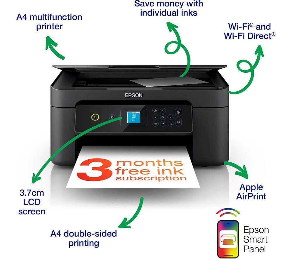 EPSON Expression Home XP-3205 All-in-One Wireless Inkjet Printer with ReadyPrint image number 4 of 12