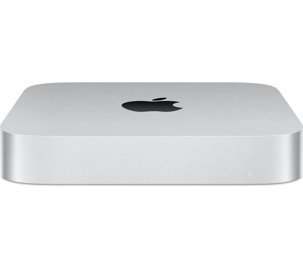 APPLE Mac mini (2023) - M2, 512 GB SSD, Silver, Silver/Grey