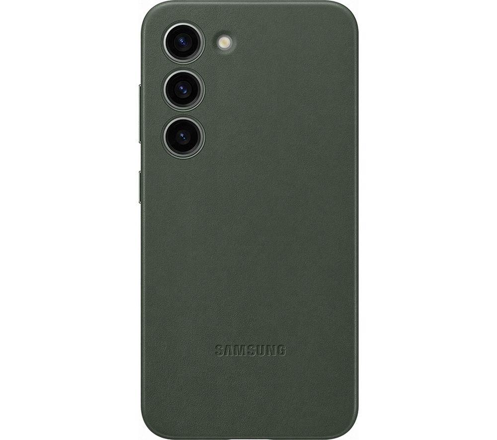 SAMSUNG Galaxy S23 Leather Case - Green, Green