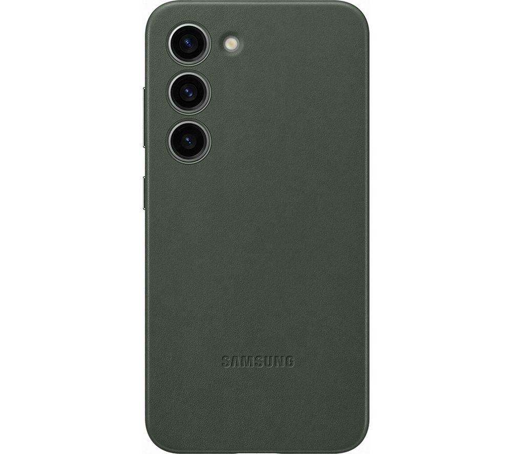 SAMSUNG Galaxy S23 Leather Case Green