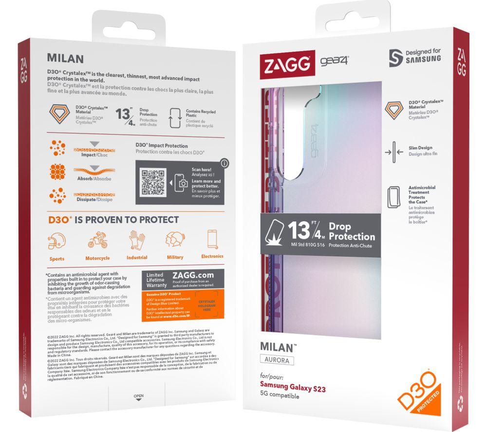 GEAR4 Milan Galaxy S23 Case - Aurora image number 4 of 4