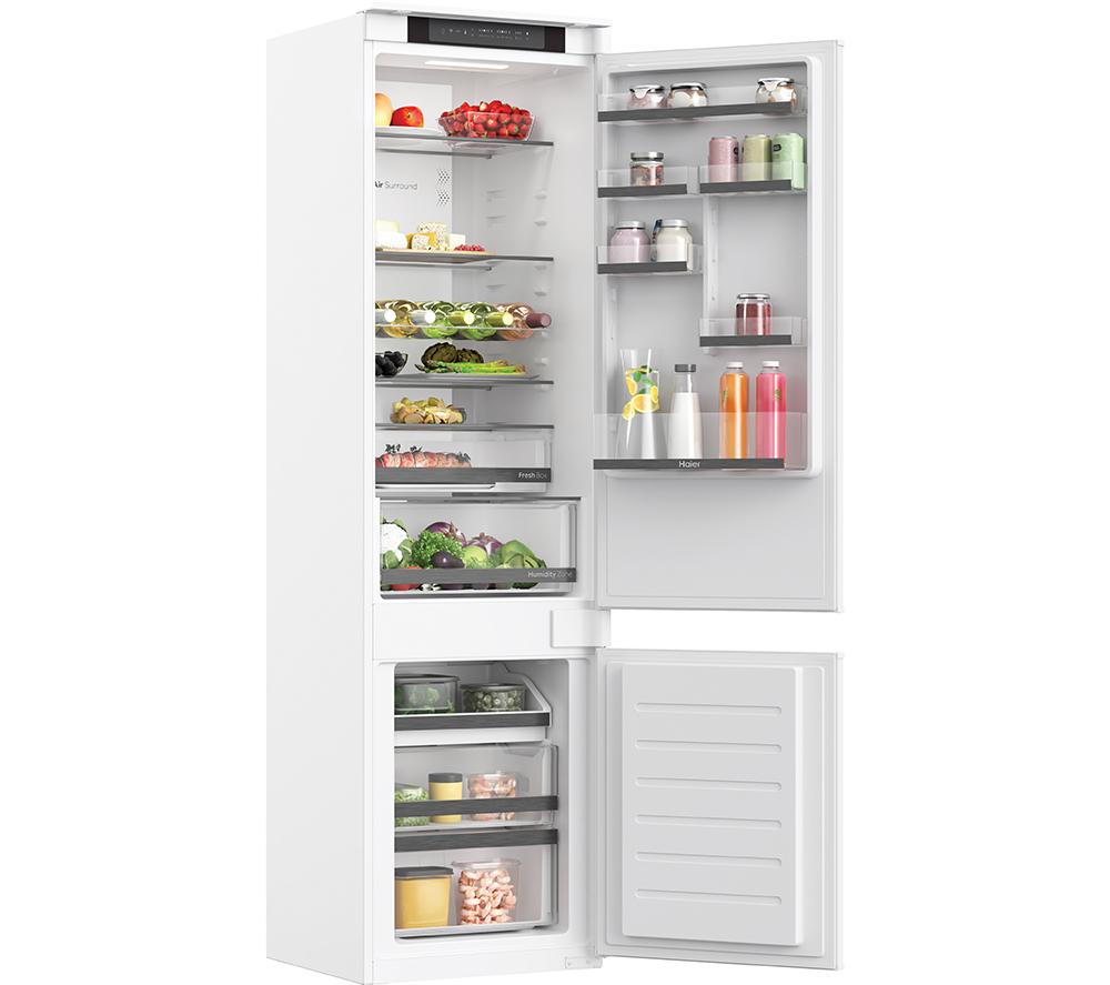 HAIER HBW5519EK Integrated Smart 70/30 Fridge Freezer - Sliding Hinge image number 3 of 7
