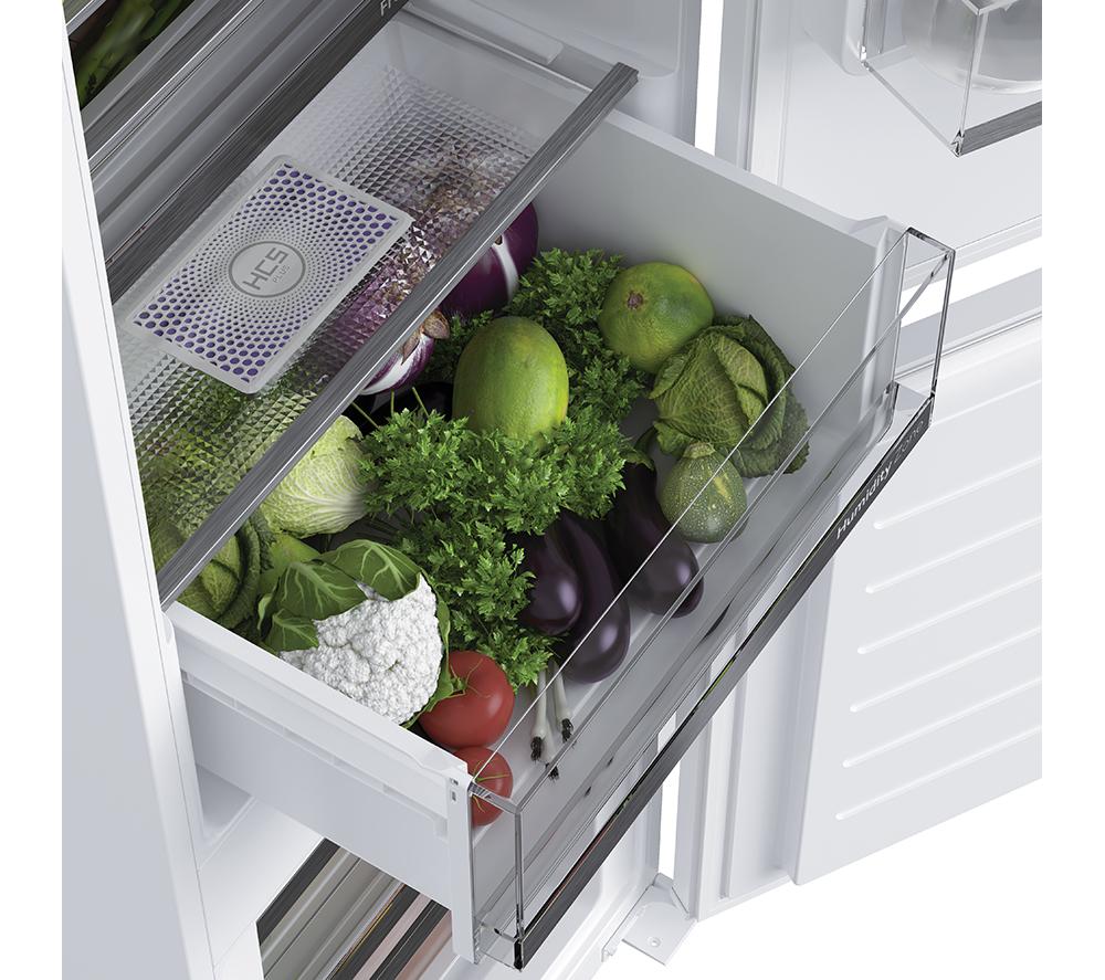 HAIER HBW5519EK Integrated Smart 70/30 Fridge Freezer - Sliding Hinge image number 4 of 7