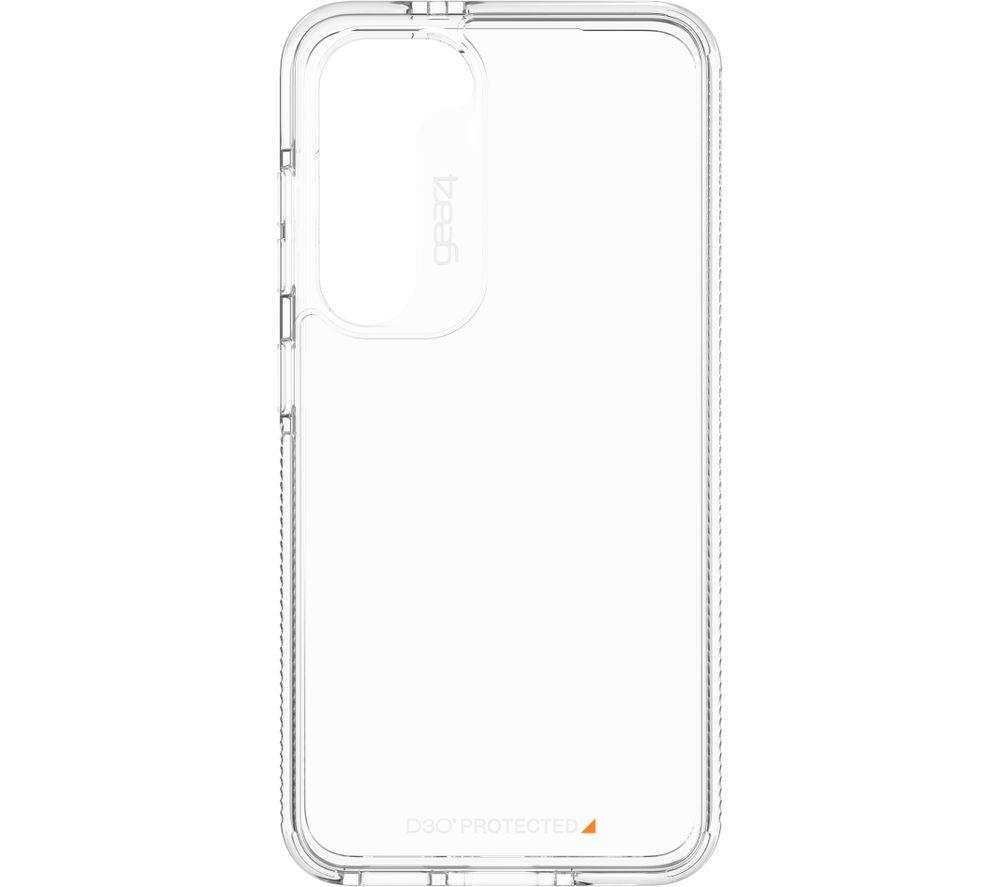 ZAGG Gear4 Crystal Palace D30 Protective Case for Samsung Galaxy S23, 6.1in, Slim, Shockproof, Wireless Charging, Advanced Impact Protection, Solid Grip, Lightweight, (Clear)