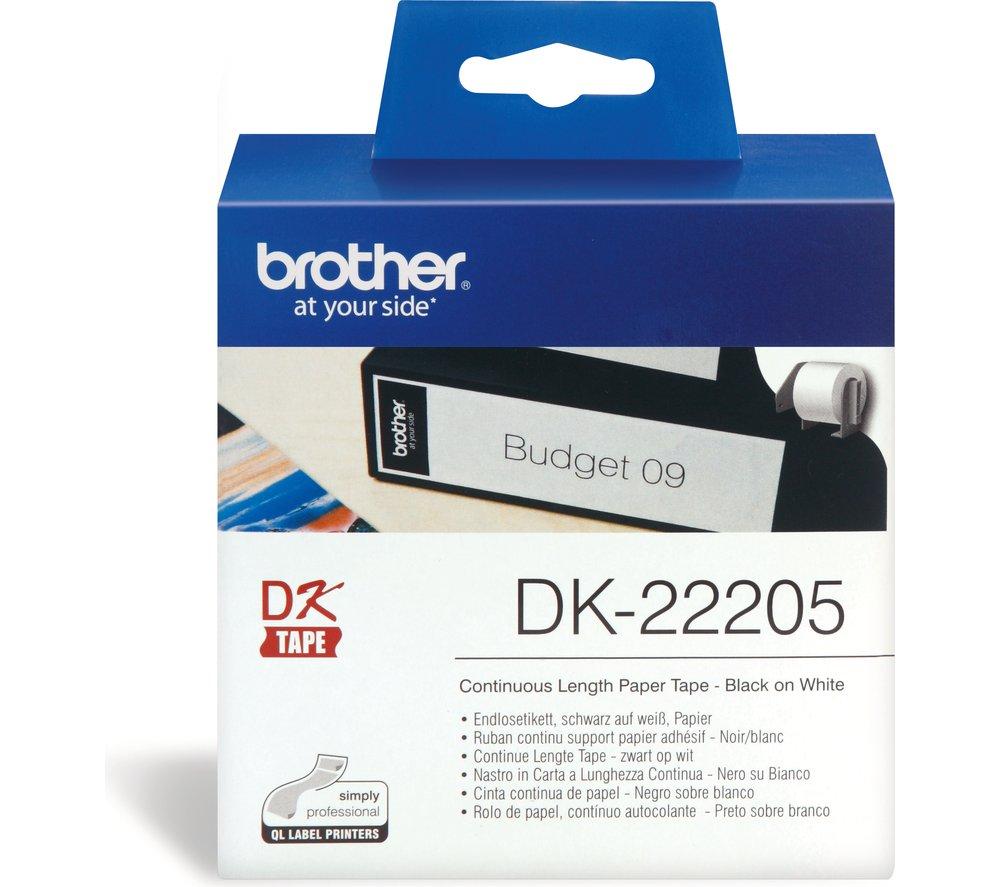 BROTHER DK22205 62 mm Blank Tape