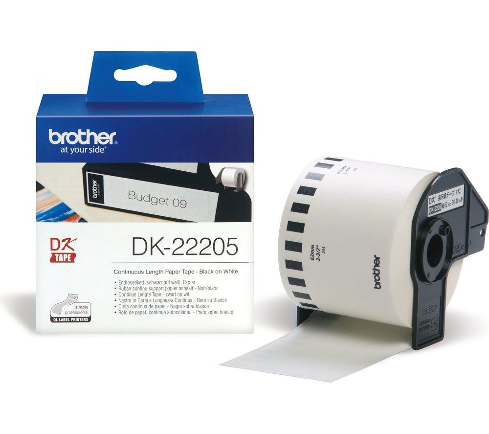 BROTHER DK22205 62 mm Blank Tape image number 3 of 5