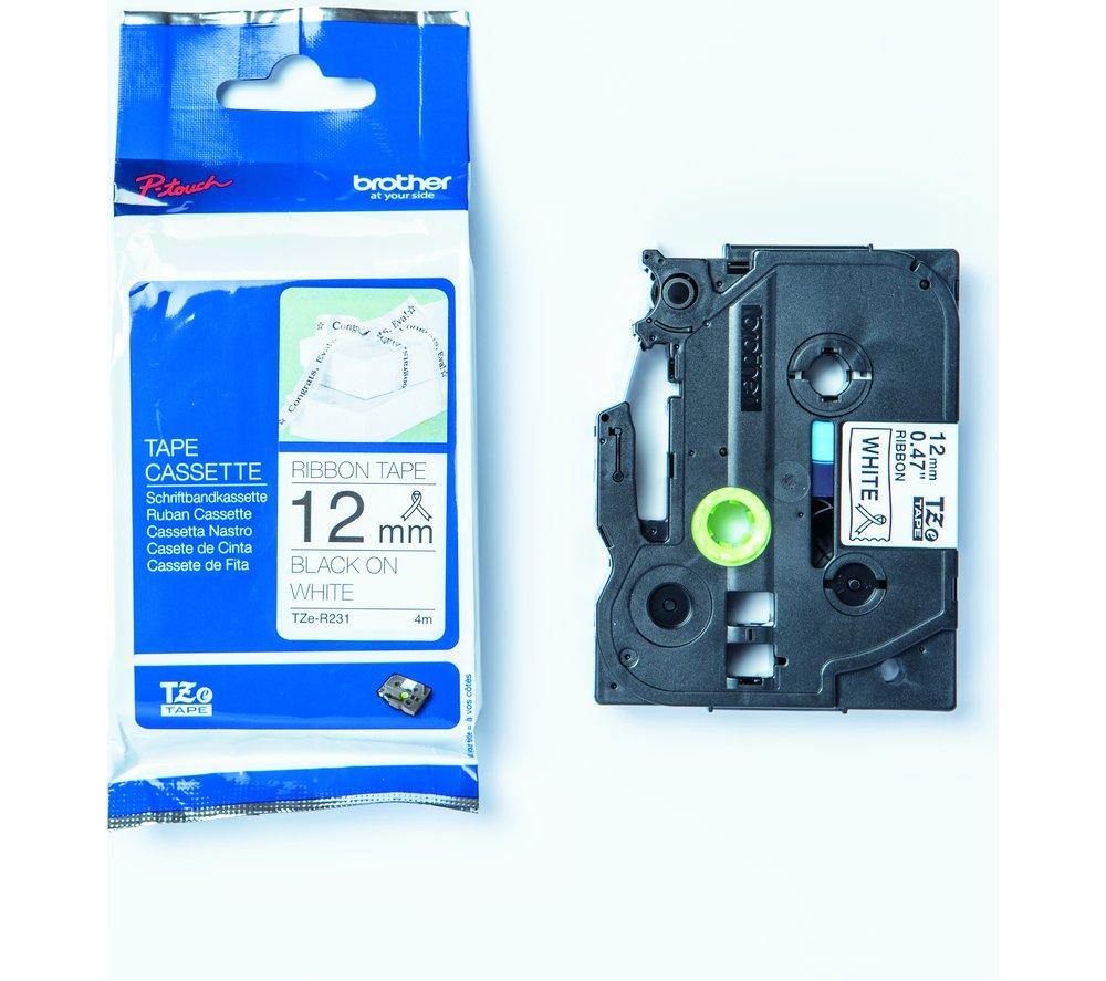 BROTHER TZER231 12 mm Blank Ribbon Tape