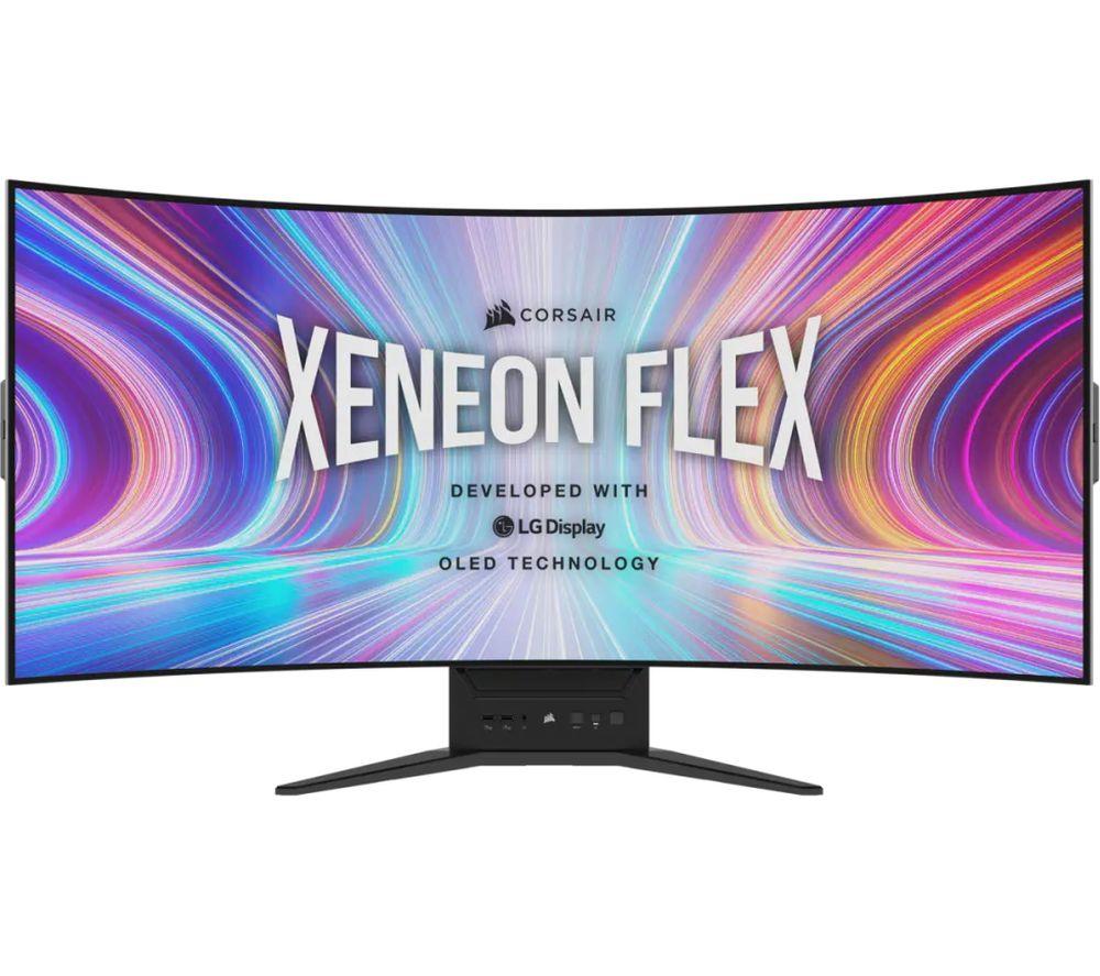 CORSAIR Xeneon Flex C45WQHD240 Wide Quad HD 45 OLED Gaming Monitor - Black, Black