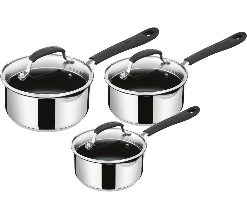 TEFAL Jamie Oliver Quick & Easy E303S344 3-piece Non-stick Saucepan Set review