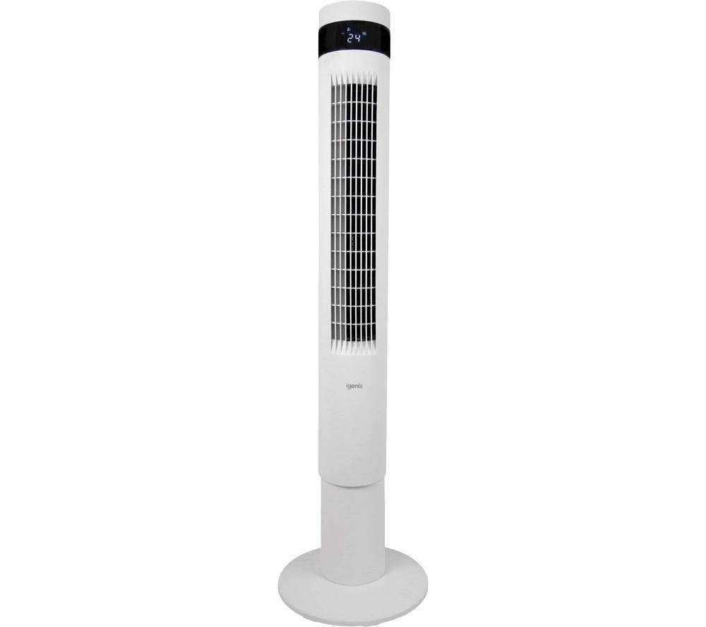 IGENIX IGFD6043W Portable Tower Fan - White, White