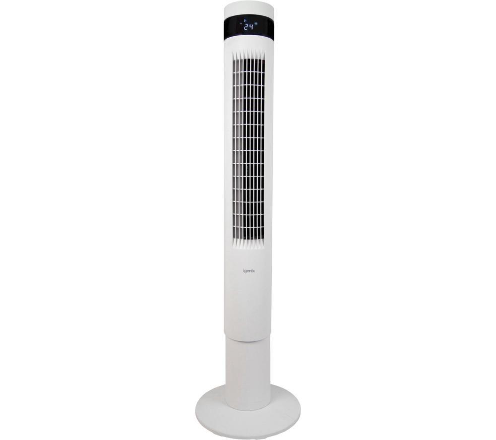 Igenix Igfd6043w Portable Tower Fan - White, White