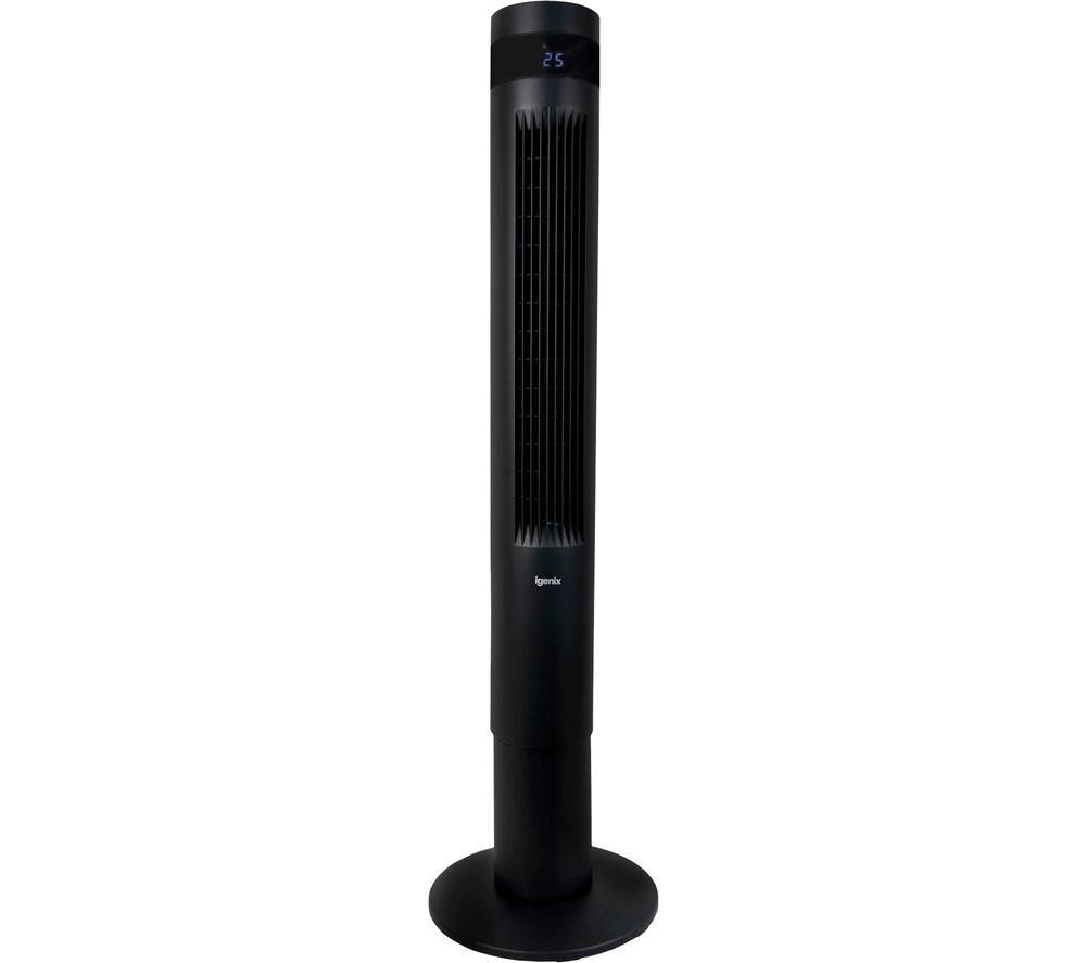Igenix Igfd6043b Portable Tower Fan - Black, Black