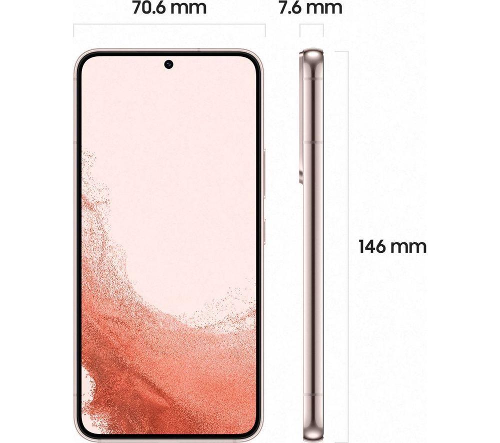 SAMSUNG Refurbished Galaxy S22 5G - 128 GB, Pink Gold (Excellent Condition) image number 3 of 5