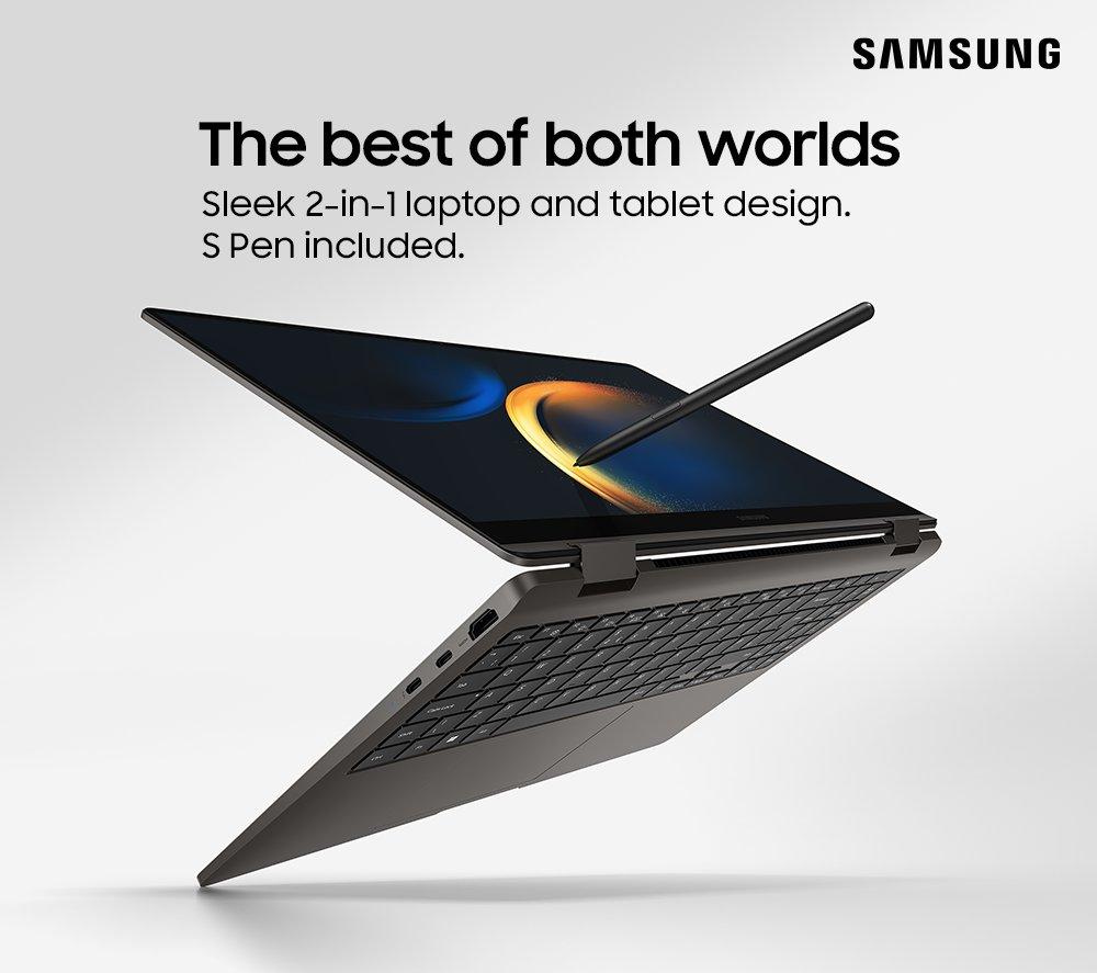 SAMSUNG Galaxy Book3 360 15.6' 2 in 1 Laptop - Intel® Core™ i7, 512 GB SSD, Graphite - image 4