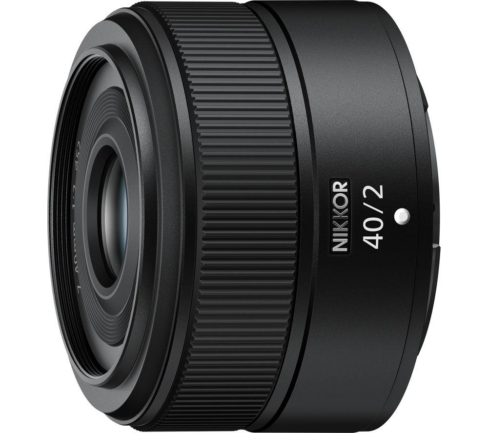 NIKON NIKKOR Z 40 mm f/2 Wide-Angle Prime Lens, Black