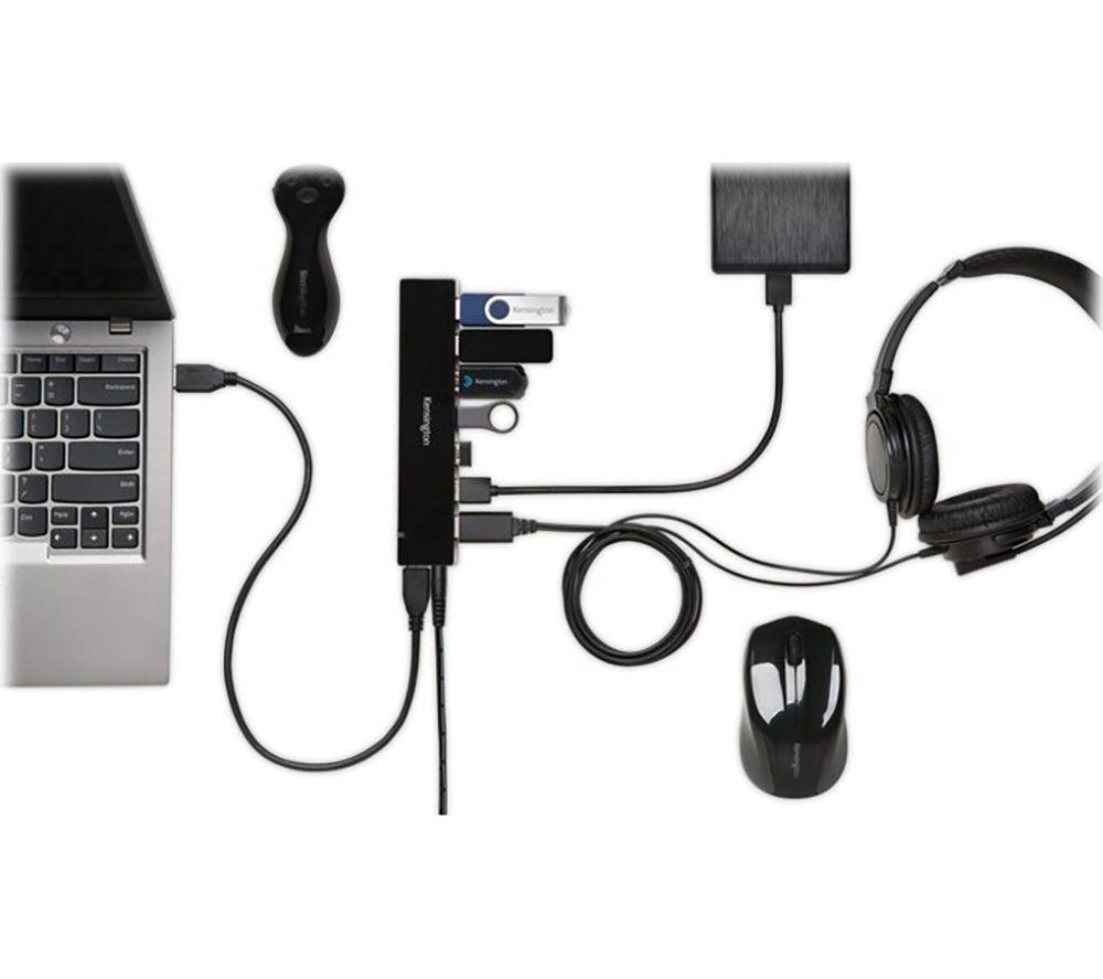 KENSINGTON UH7000C 7-port USB 3.0 Hub image number 3 of 3