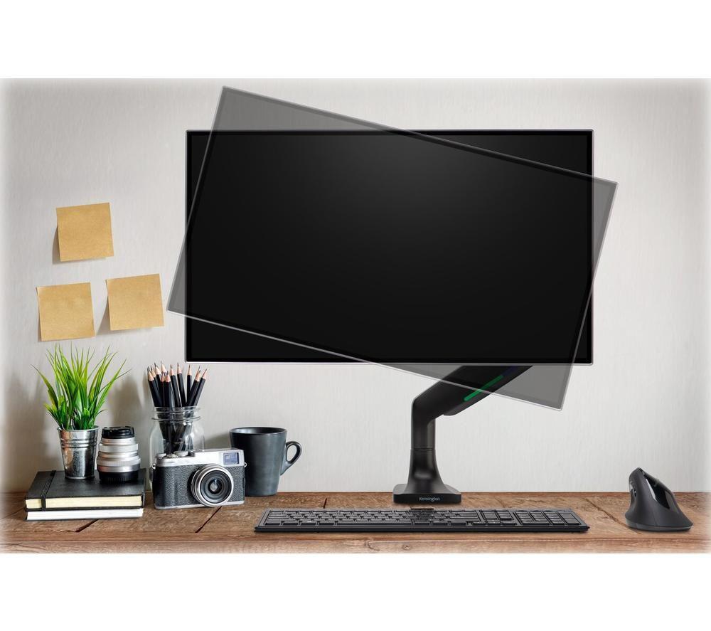 KENSINGTON SmartFit One-Touch K59600WW Tilt & Swivel 13-32" Monitor Desk Mount image number 4 of 5