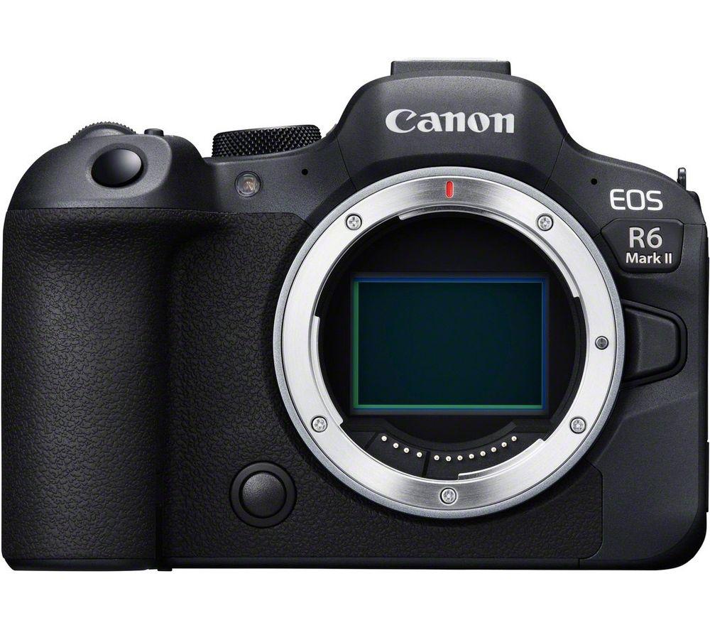 canon eos r6 mark ii mirrorless camera - body only, black