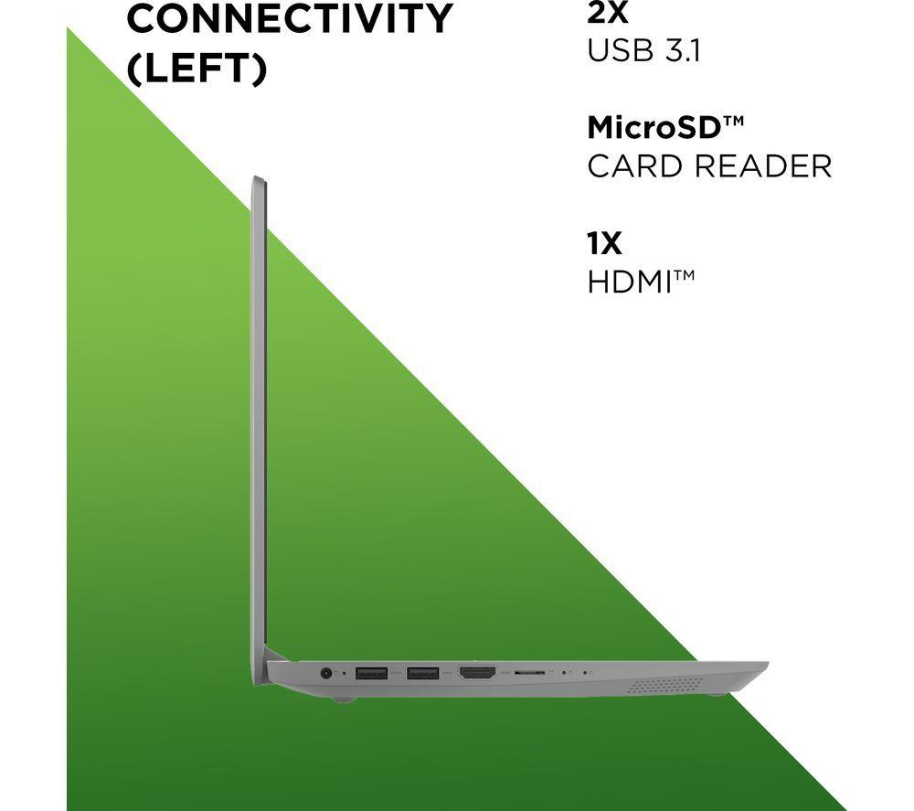 LENOVO IdeaPad 1i 14" Refurbished Laptop - Intel&reg; Celeron&reg;, 64 GB eMMC, Grey (Very Good Condition) image number 7 of 9