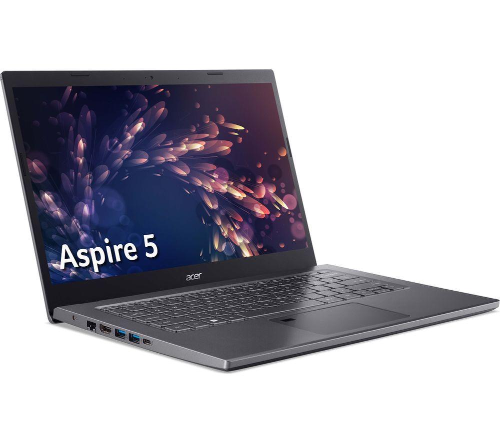 ACER Aspire 5 14" Refurbished Laptop - Intel®Core i5, 512 GB SSD, Grey (Very Good Condition), Silver/Grey