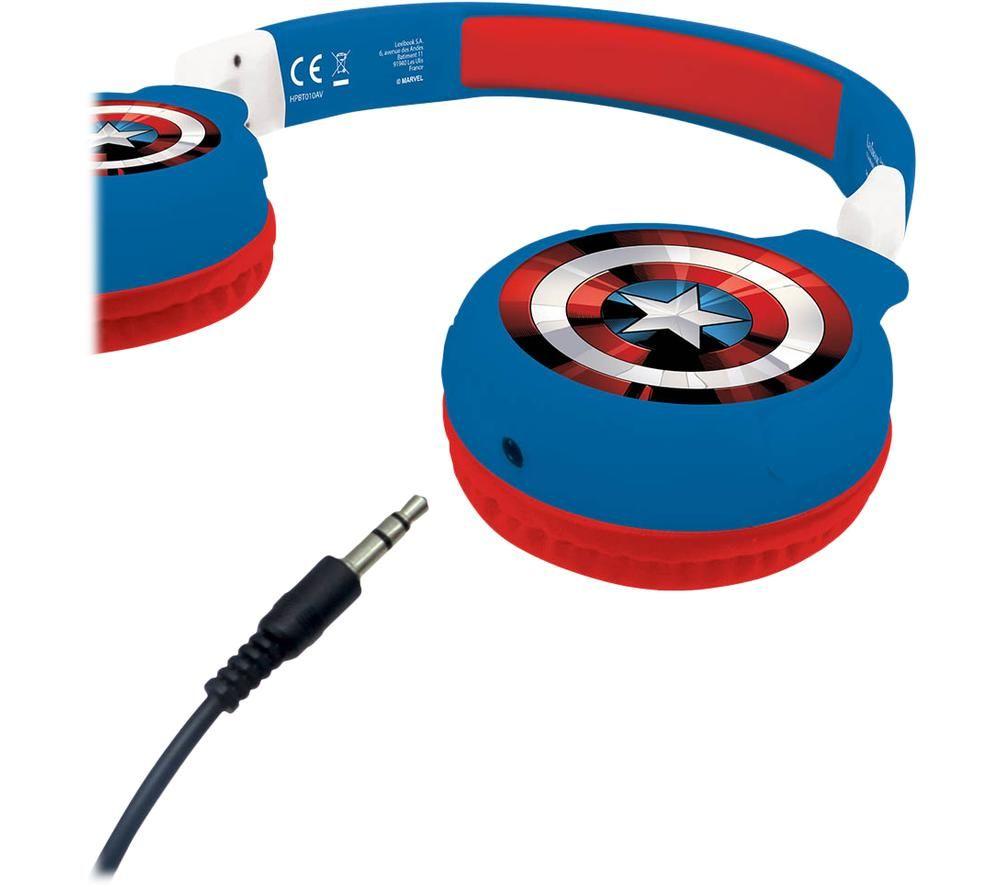LEXIBOOK HPBT010AV Wireless Bluetooth Kids Headphones - The Avengers image number 4 of 5