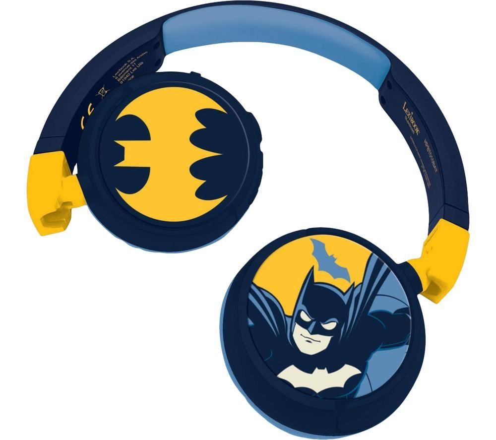 Buy LEXIBOOK HPBT010BAT Wireless Bluetooth Kids Headphones - Batman ...