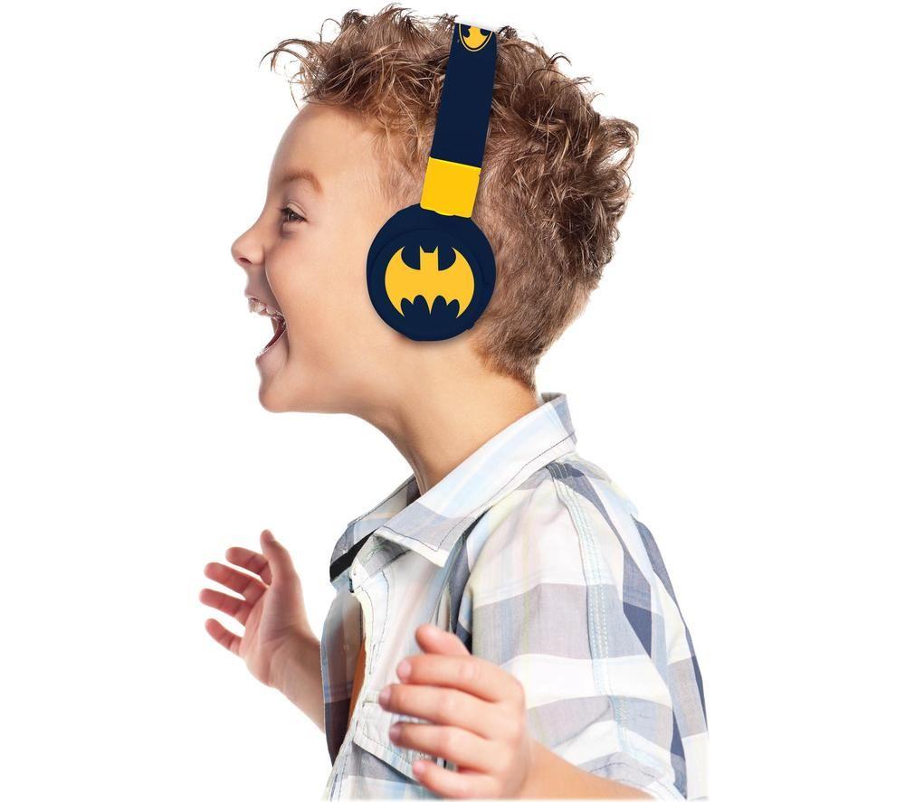 LEXIBOOK HPBT010BAT Wireless Bluetooth Kids Headphones - Batman image number 3 of 5