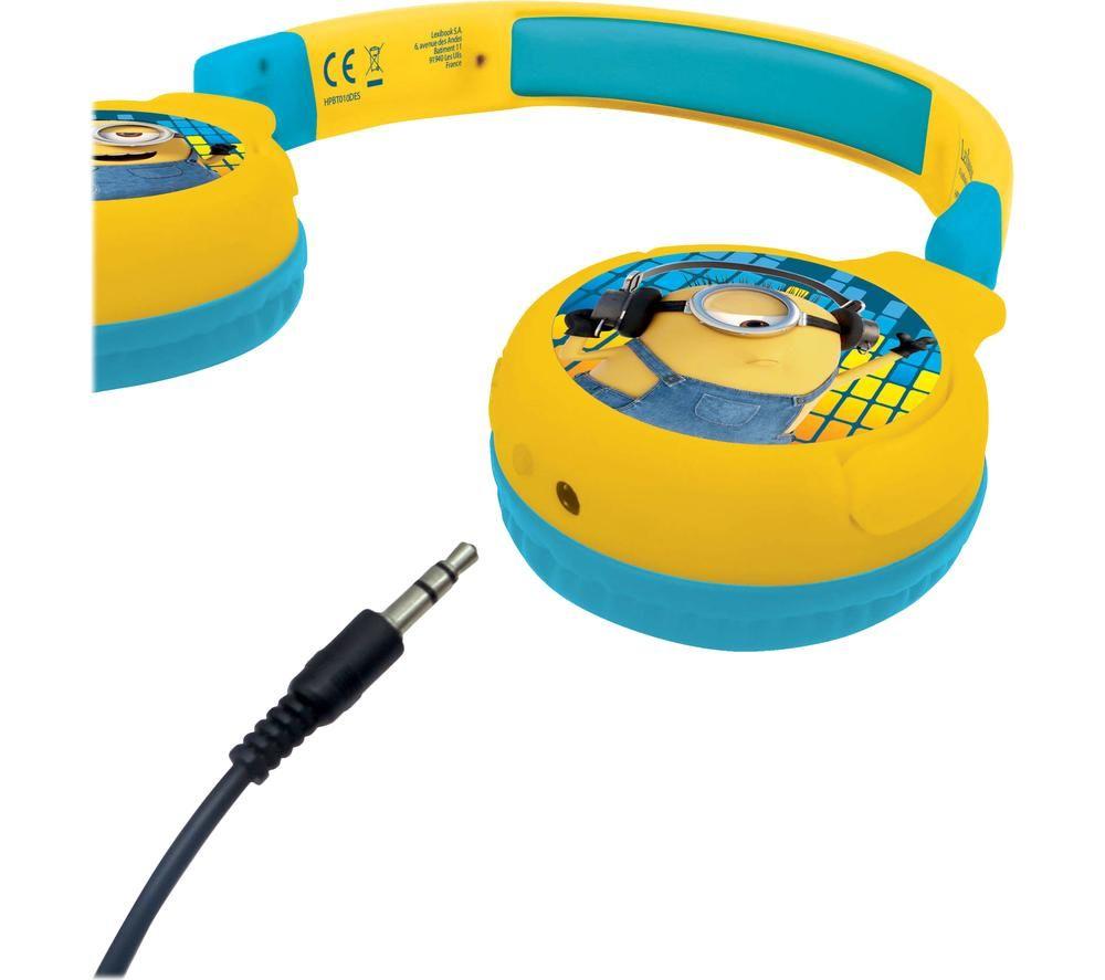 LEXIBOOK HPBT010DES Wireless Bluetooth Kids Headphones - Despicable Me image number 3 of 6