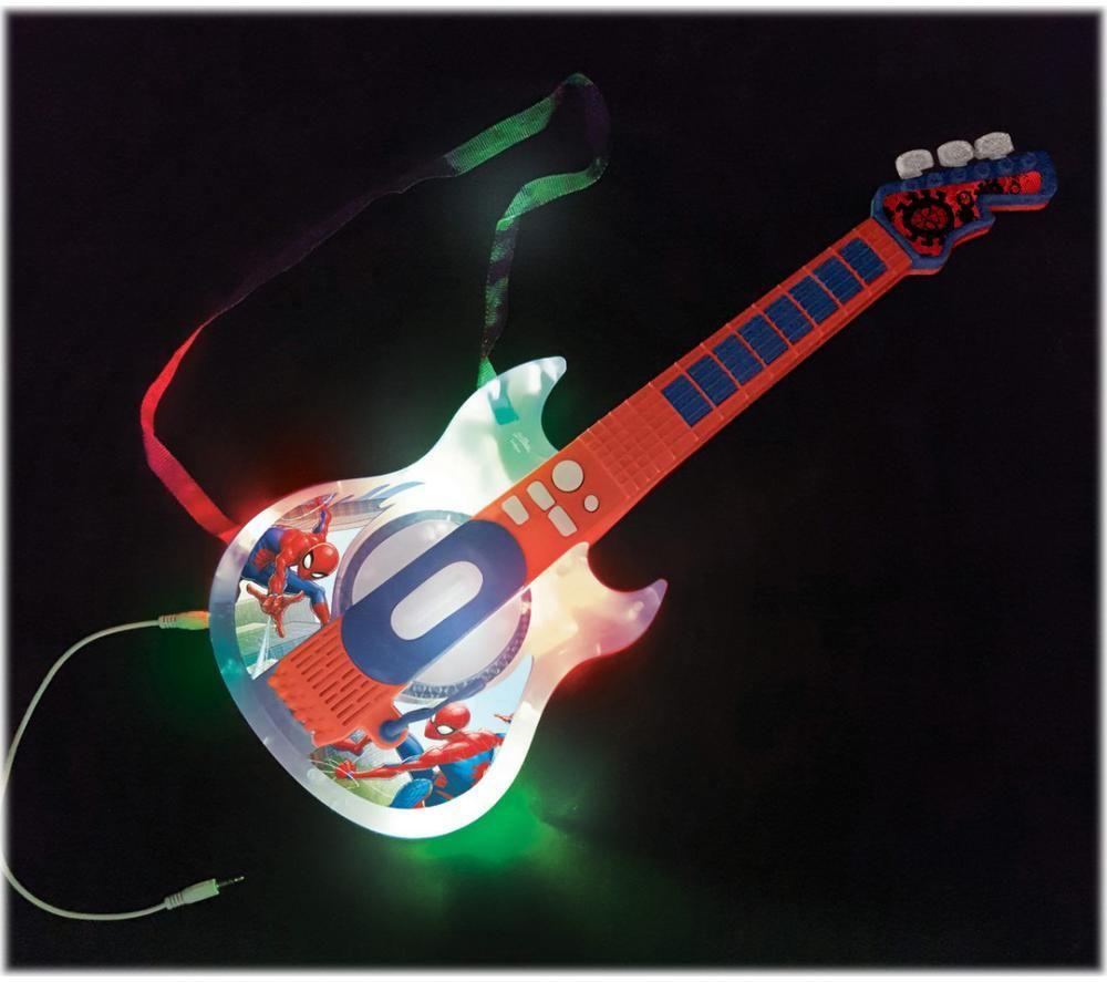 LEXIBOOK Spider-Man Electric Toy Guitar - Red & Blue image number 4 of 5