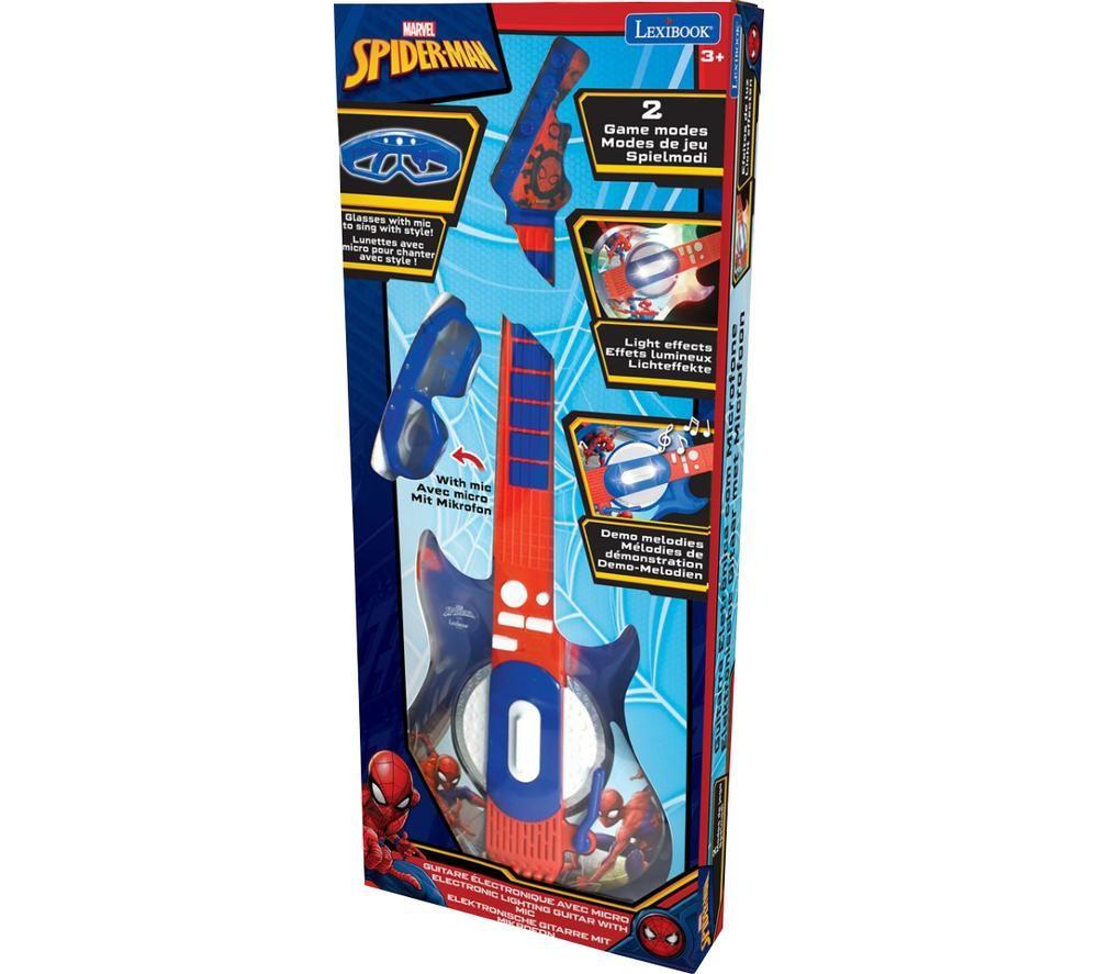 LEXIBOOK Spider-Man Electric Toy Guitar - Red & Blue image number 5 of 5