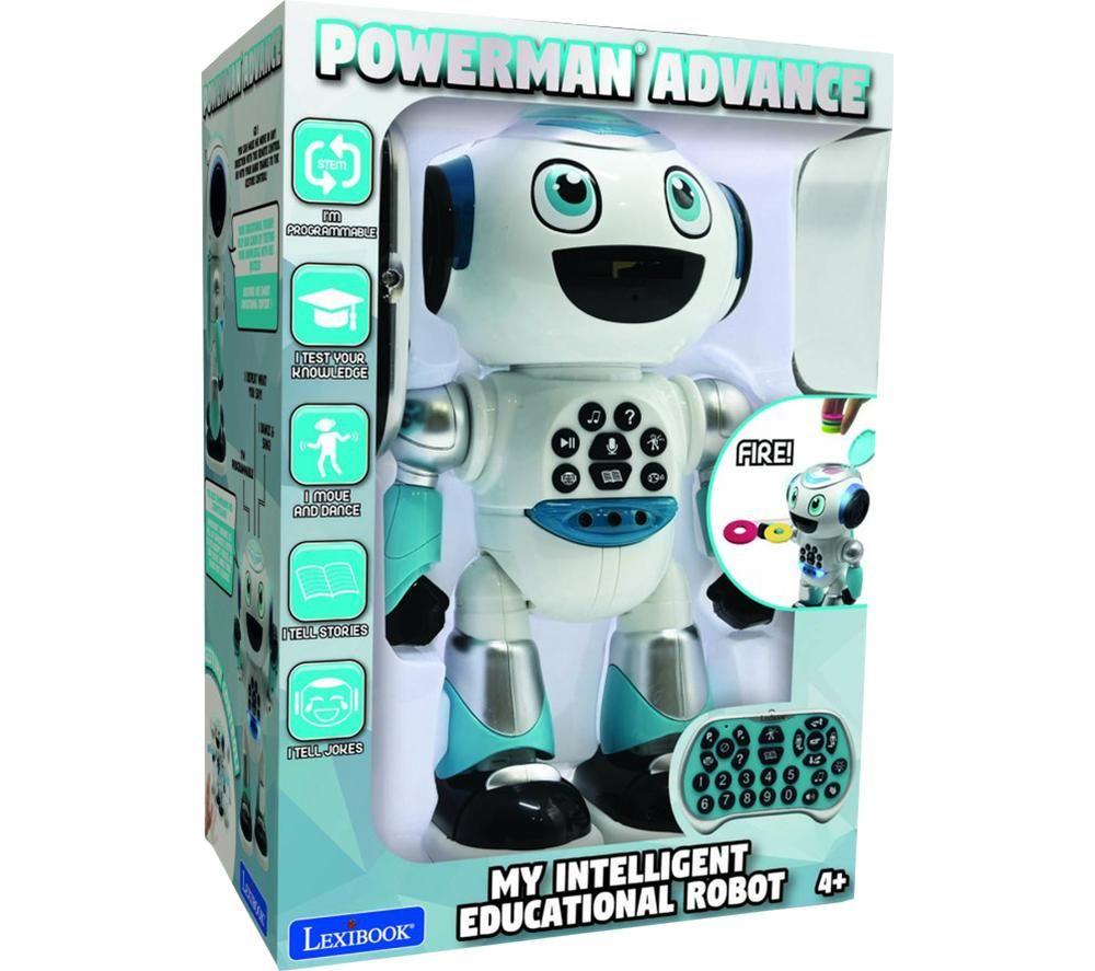 LEXIBOOK Powerman Advance Educational Robot - Green & White image number 4 of 4