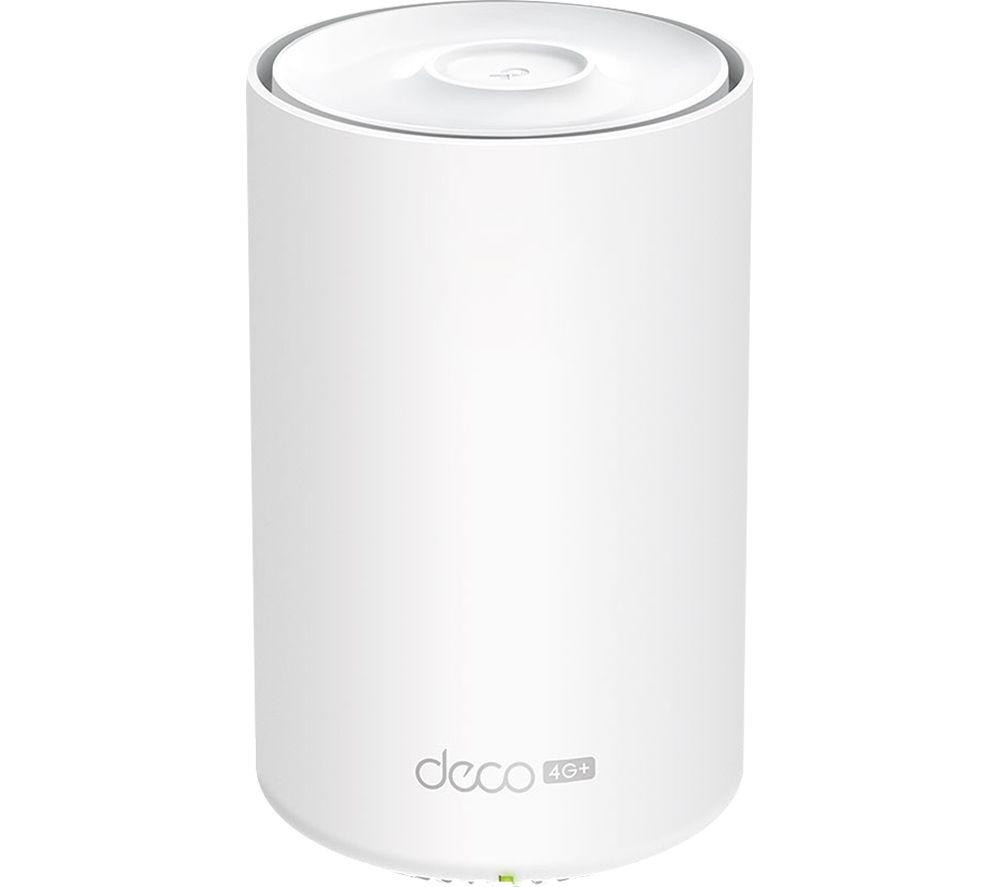 TP-LINK Deco X50-4G Whole Home Mesh WiFi 4G Router - AX 3000, Dual-band, White
